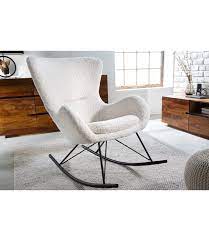 design schommelstoel wit