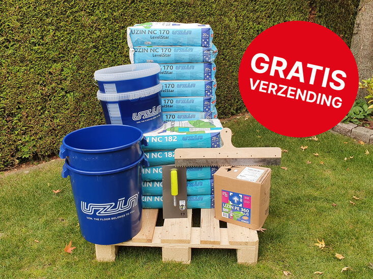 egaline vloer schuren