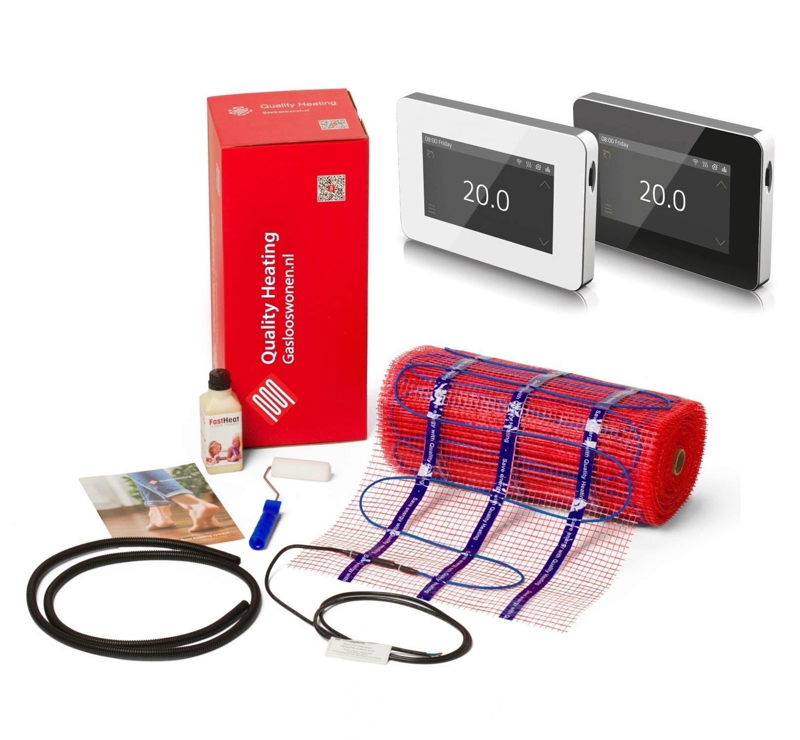 elektrische vloerverwarming onder tegels