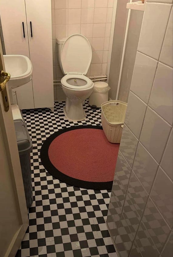 pvc vloer toilet